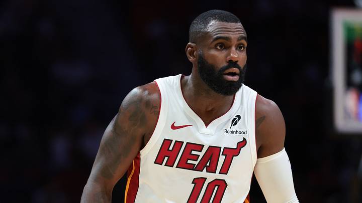 Oct 8, 2026; Miami, Florida, USA; Miami Heat guard Tim Hardaway Jr. (10) looks on against the New Orleans Pelicans during the second quarter at Kaseya Center. Mandatory Credit: Sam Navarro-Imagn Images Oct 8, 2026; Miami, Florida, USA; Miami Heat guard Tim Hardaway Jr. (10) looks on against the New Orleans Pelicans during the second quarter at Kaseya Center. Mandatory Credit: Sam Navarro-Imagn Images