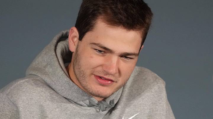 New England Patriots quarterback Drake Maye