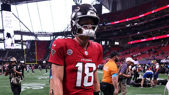Atlanta Falcons quarterback Jack Strand 