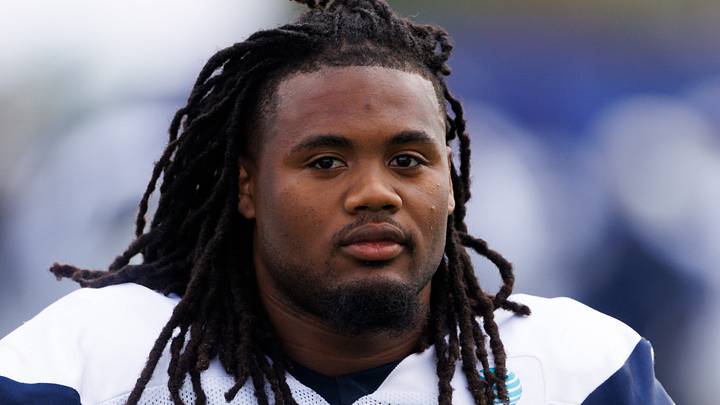 Dallas Cowboys running back Jaydon Blue Dallas Cowboys running back Jaydon Blue