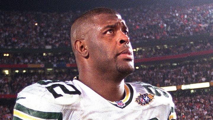 Green Bay Packers defensive end Reggie White leaves the field after Super Bowl 32; Benny Sieu-USA TODAY NETWORK Green Bay Packers defensive end Reggie White leaves the field after Super Bowl 32; Benny Sieu-USA TODAY NETWORK