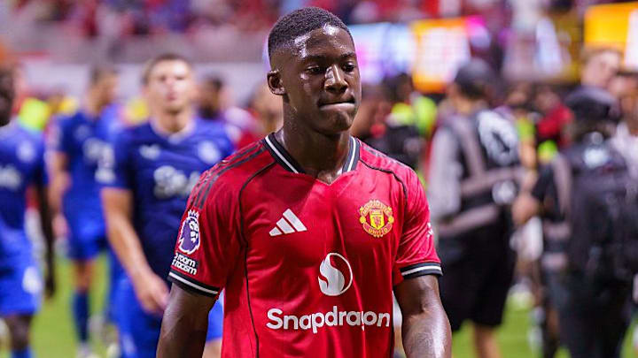 Kobbie Mainoo has been a spectator so far this season.