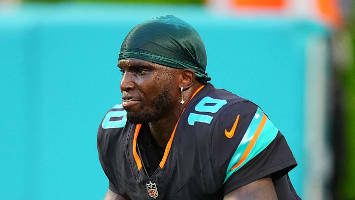 Miami Dolphins wide receiver Tyreek Hill Miami Dolphins wide receiver Tyreek Hill