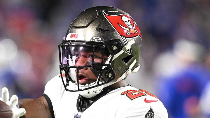 Oct 26, 2023; Orchard Park, New York, USA; Tampa Bay Buccaneers safety Christian Izien (29) warms up before a game against the Buffalo Bills at Highmark Stadium. Mandatory Credit: Mark Konezny-Imagn Images Oct 26, 2023; Orchard Park, New York, USA; Tampa Bay Buccaneers safety Christian Izien (29) warms up before a game against the Buffalo Bills at Highmark Stadium. Mandatory Credit: Mark Konezny-Imagn Images