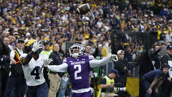 Michigan Wolverines wide receiver Andrew Marsh (4) Michigan Wolverines wide receiver Andrew Marsh (4)