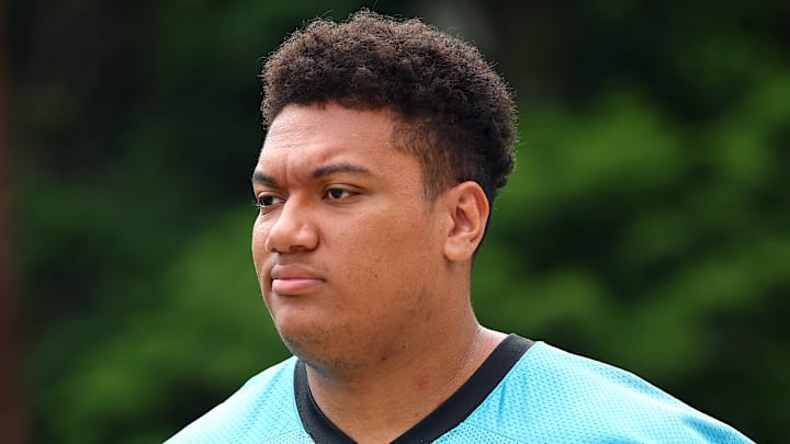 Carolina Panthers offensive lineman Chandler Zavala