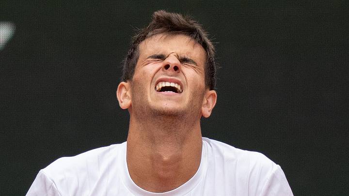 Rafael Jodar reacts to a point