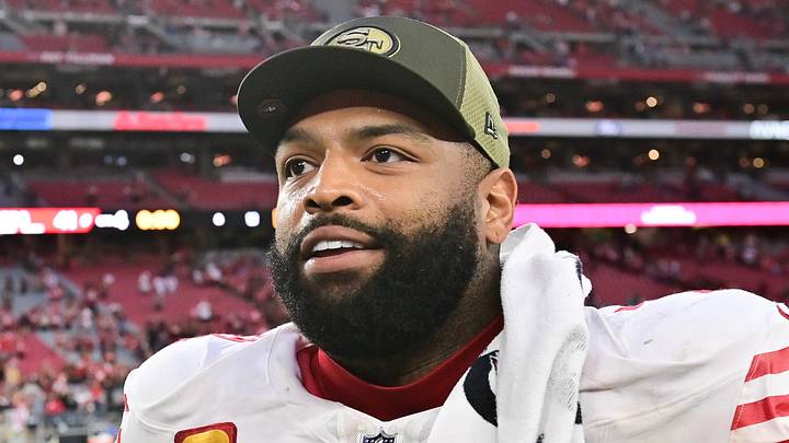 San Francisco 49ers tackle Trent Williams (71. Mandatory Credit: Matt Kartozian-Imagn Images