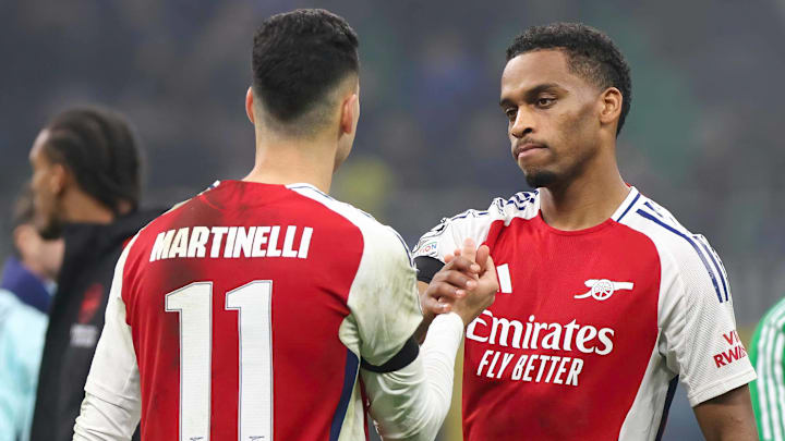 Gabriel Martinelli (left) and Jurrien Timber (right) should be in line for another start on the left flank.