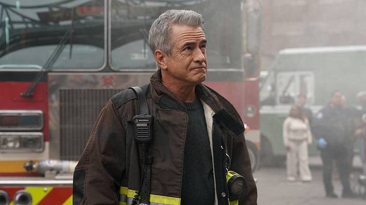 CHICAGO FIRE -- "New Blood" Episode 1501 -- Pictured: Dermot Mulroney as Dom Pascal CHICAGO FIRE -- "New Blood" Episode 1501 -- Pictured: Dermot Mulroney as Dom Pascal