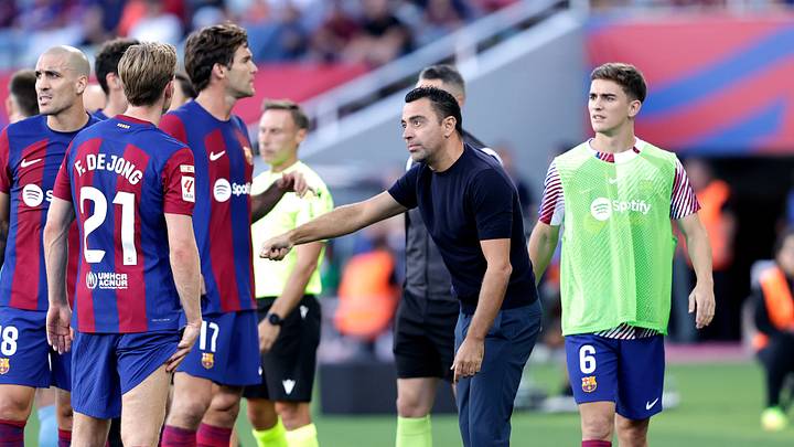 Xavi was dealt an injury blow against Celta Vigo