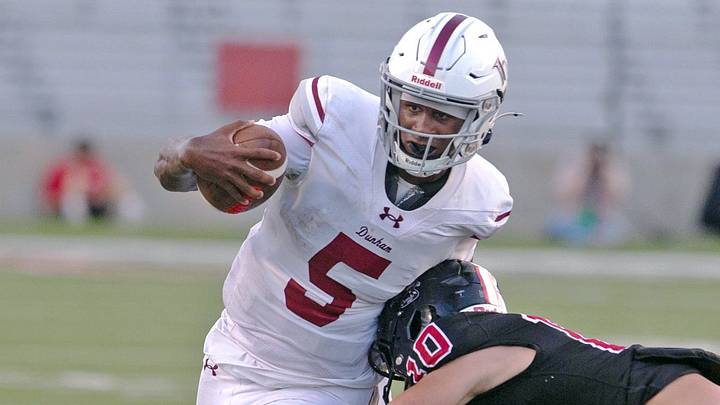 Dunham School quarterback Elijah Haven (5) was signed to Nike's NIL roster last summer, but are all high school NIL deals really as glamerous? Dunham School quarterback Elijah Haven (5) was signed to Nike's NIL roster last summer, but are all high school NIL deals really as glamerous?