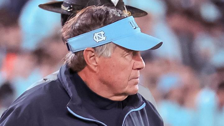 Oct 24, 2026; Chapel Hill, North Carolina, USA;  North Carolina Tar Heels head coach Bill Belichick walks onto the field before the game against Syracuse Orange at Kenan Stadium.  Mandatory Credit: Cory Knowlton-Imagn Images