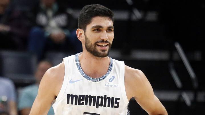 Nov 20, 2025; Memphis, Tennessee, USA; Memphis Grizzlies forward Santi Aldama (7) reacts during the second quarter against the Sacramento Kings at FedExForum. Mandatory Credit: Petre Thomas-Imagn Images Nov 20, 2025; Memphis, Tennessee, USA; Memphis Grizzlies forward Santi Aldama (7) reacts during the second quarter against the Sacramento Kings at FedExForum. Mandatory Credit: Petre Thomas-Imagn Images