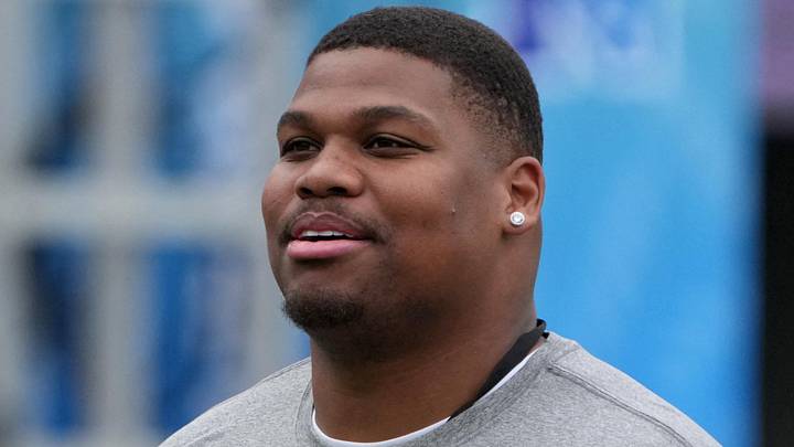 Dallas Cowboys defensive lineman Quinnen Williams Dallas Cowboys defensive lineman Quinnen Williams