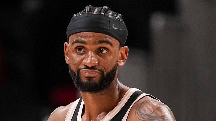 Atlanta Hawks guard Nickeil Alexander-Walker (7) reacts against Orlando Magic at State Farm Arena on March 16, 2026.