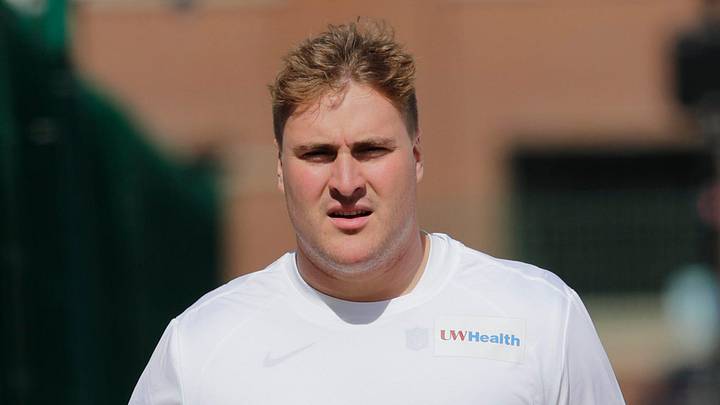Green Bay Packers offensive lineman Jager Burton