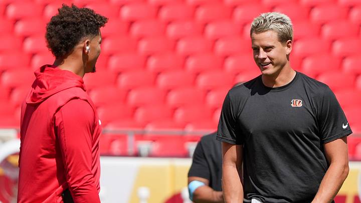 Kansas City Chiefs quarterback Patrick Mahomes and Cincinnati Bengals quarterback Joe Burrow