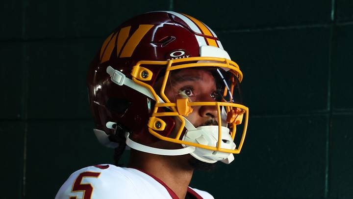 Washington Commanders quarterback Jayden Daniels 