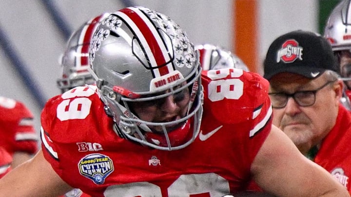 Ohio State Buckeyes tight end Will Kacmarek