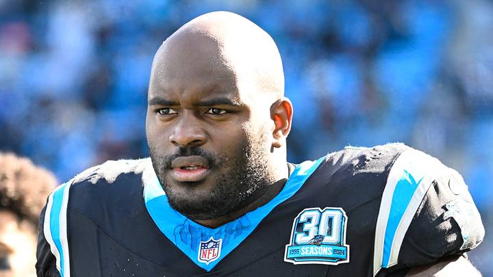Carolina Panthers offensive tackle Taylor Moton Carolina Panthers offensive tackle Taylor Moton