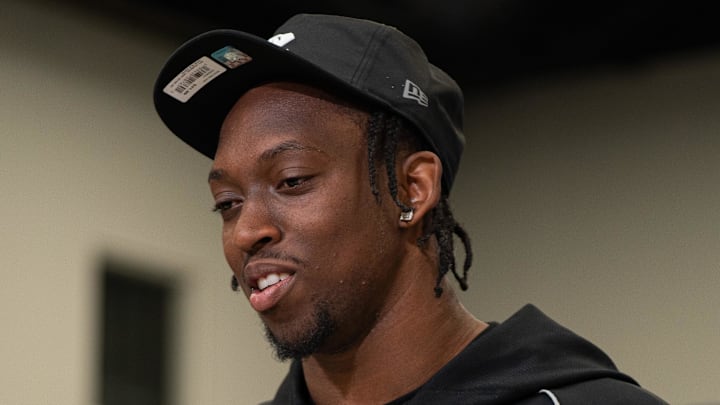 Washington Commanders running back Kaytron Allen 