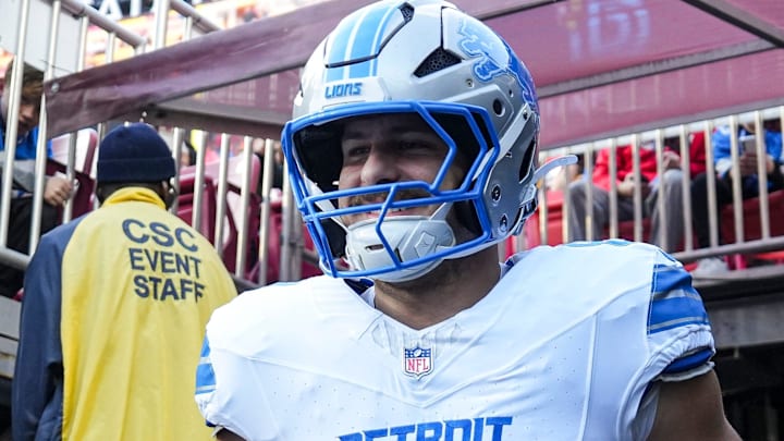 Detroit Lions tight end Sam LaPorta (87). Detroit Lions tight end Sam LaPorta (87).