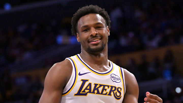 Los Angeles Lakers guard Bronny James