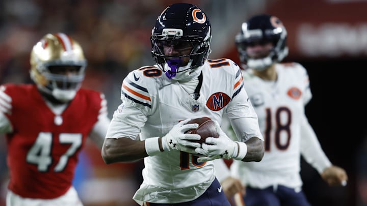 Chicago Bears wide receiver Luther Burden III faces the Detroit Lions in Week 18.