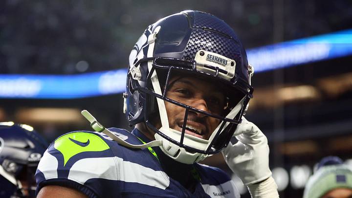 Seattle Seahawks cornerback Josh Jobe leaves the field at the end of the first half against the Los Angeles Rams.