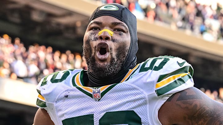 Green Bay Packers defensive end Rashan Gary 