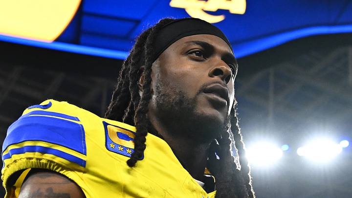 Los Angeles Rams wide receiver Davante Adams. Los Angeles Rams wide receiver Davante Adams.