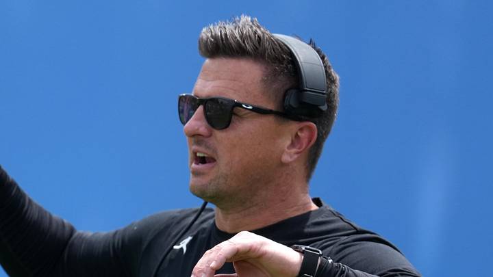 May 2, 2026; Pasadena, CA, USA; UCLA Bruins coach Bob Chesney reacts during the spring game at Rose Bowl. Mandatory Credit: Kirby Lee-Imagn Images May 2, 2026; Pasadena, CA, USA; UCLA Bruins coach Bob Chesney reacts during the spring game at Rose Bowl. Mandatory Credit: Kirby Lee-Imagn Images
