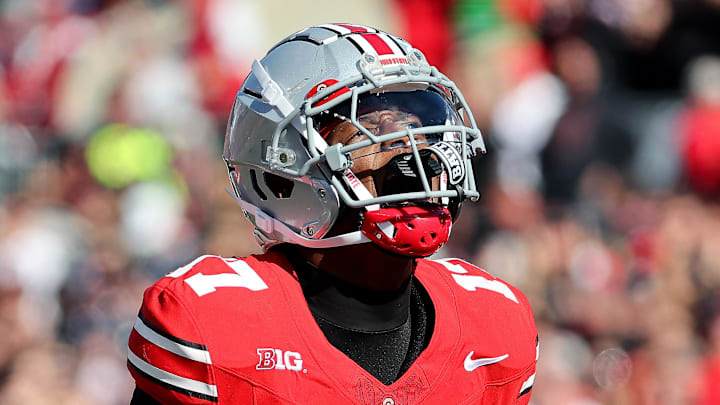 Ohio State Buckeyes wide receiver Carnell Tate Ohio State Buckeyes wide receiver Carnell Tate