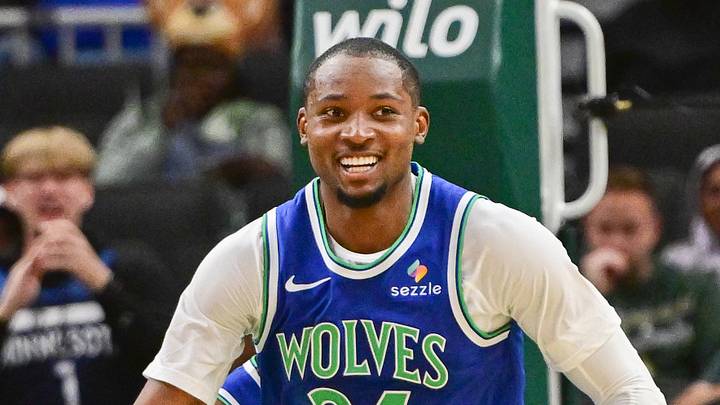Minnesota Timberwolves forward Jonathan Kuminga Mandatory Credit: Benny Sieu-Imagn Images