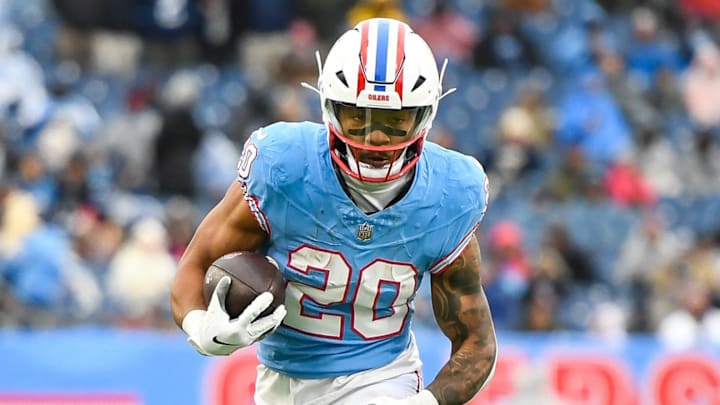 Tennessee Titans running back Tony Pollard runs the ball against the Houston Texans. Mandatory Credit: Steve Roberts-Imagn Images Tennessee Titans running back Tony Pollard runs the ball against the Houston Texans. Mandatory Credit: Steve Roberts-Imagn Images