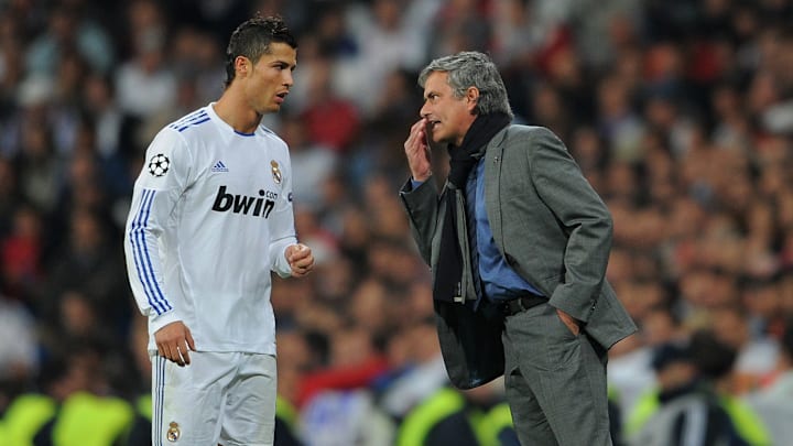 Cristiano Ronaldo y José Mourinho, cuando compartían en el Real Madrid 