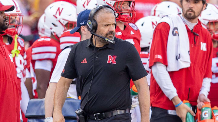 Nebraska coach Matt Rhule.