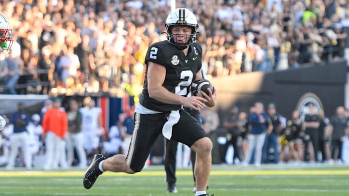 Diego Pavia signed with the Ravens as an undrafted free agent.