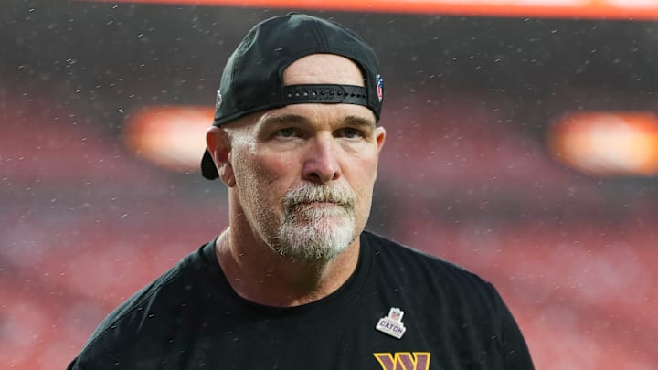 Washington Commanders head coach Dan Quinn
