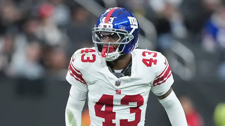 New York Giants safety Raheem Layne New York Giants safety Raheem Layne