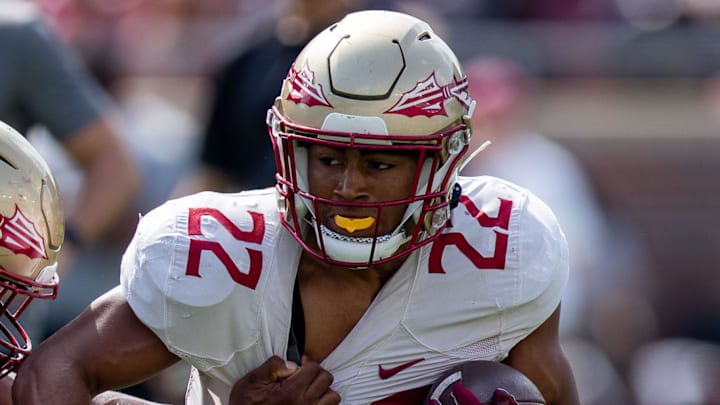 Florida State Seminoles running back CJ Campbell (22) makes his way down the field. Seminole fans watched as the Florida State football team hosted the FSU Garnet and Gold Spring Showcase on Saturday, April 15, 2023.
Fsu Spring Game008 Florida State Seminoles running back CJ Campbell (22) makes his way down the field. Seminole fans watched as the Florida State football team hosted the FSU Garnet and Gold Spring Showcase on Saturday, April 15, 2023.
Fsu Spring Game008