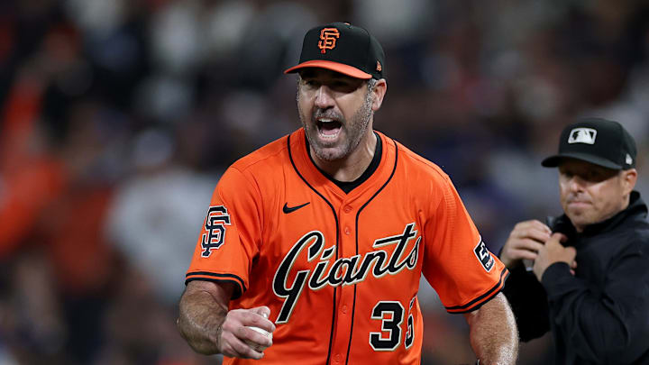 San Francisco Giants pitcher Justin Verlander San Francisco Giants pitcher Justin Verlander