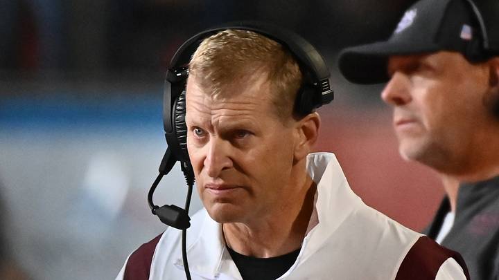 Oct 2, 2021; Cheney, WA, USA; Montana Grizzlies head coach Bobby Hauck looks on against the Eastern Washington Eagles in the first half at Roos Field. Mandatory Credit: James Snook-USA TODAY Sports Oct 2, 2021; Cheney, WA, USA; Montana Grizzlies head coach Bobby Hauck looks on against the Eastern Washington Eagles in the first half at Roos Field. Mandatory Credit: James Snook-USA TODAY Sports