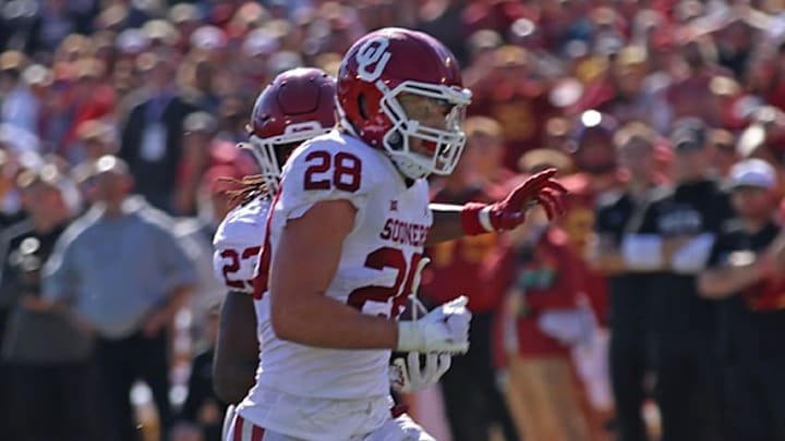 Oklahoma linebacker Danny Stutsman Oklahoma linebacker Danny Stutsman