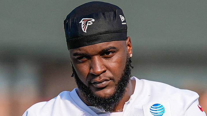 Atlanta Falcons safety DeMarcco Hellams 