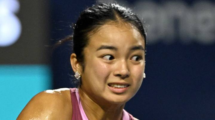 Alexandra Eala plays a shot Alexandra Eala plays a shot