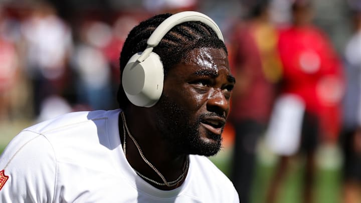 San Francisco 49ers wide receiver Brandon Aiyuk 