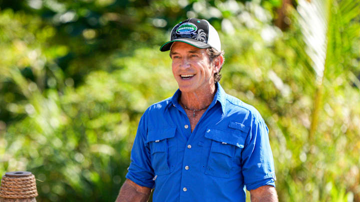 Jeff Probst looking shocked