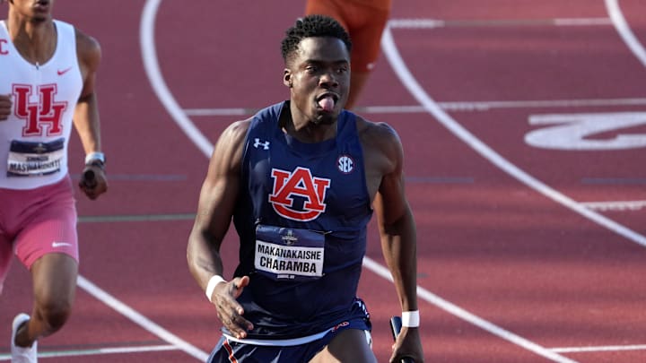 Auburn's Makanakaishe Charamba was named 2025 SEC Runner of the Year. 